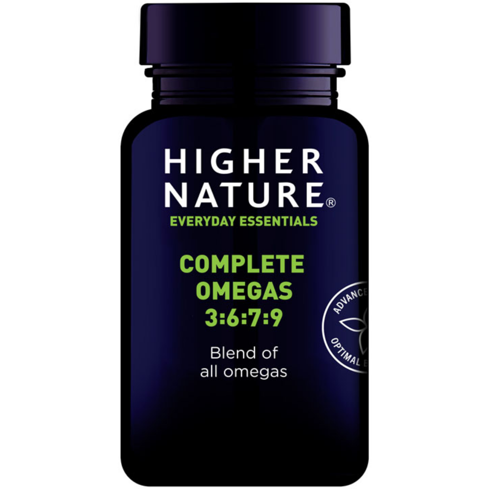 Higher Nature Complete Omegas 3:6:7:9 Caps 90's